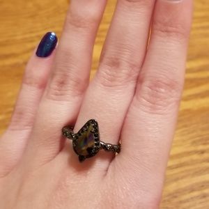 Beautiful Black Iridescent Ring!